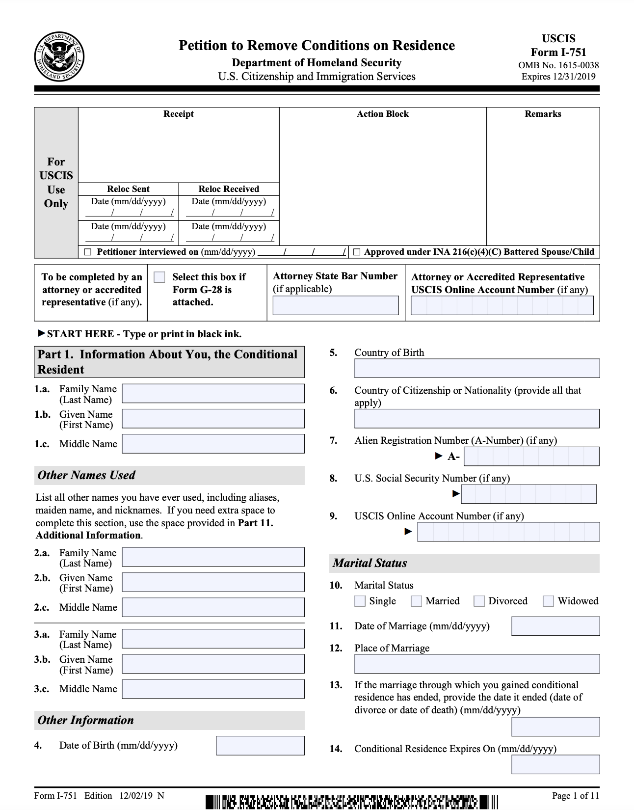 Form I 751 Complete Guide 2023 Affidavit Instructions