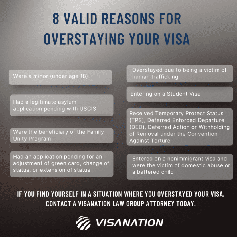 Visa Overstay 8 Valid Reasons in 2023