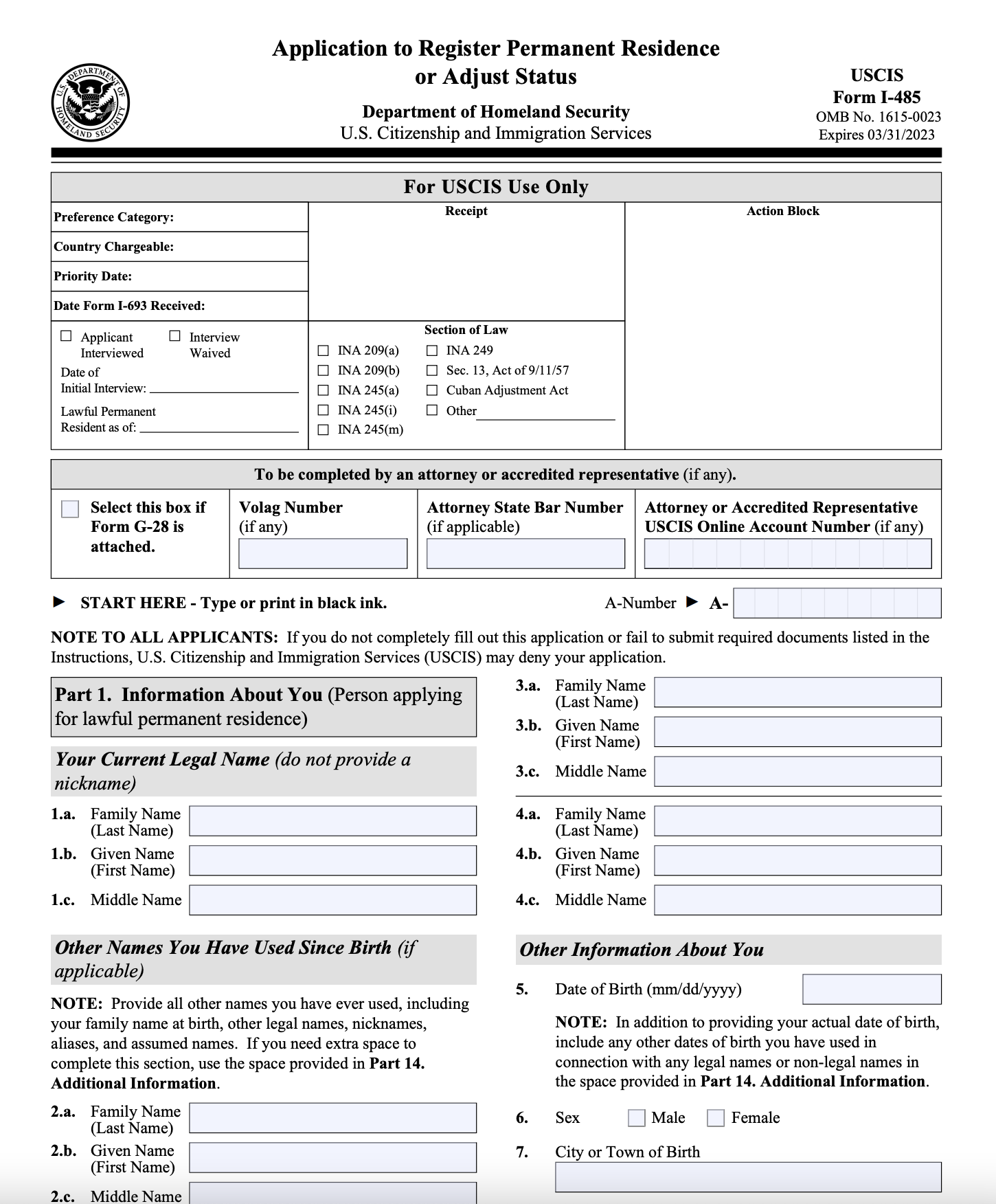 Complete Guide to Form I485 StepbyStep Instructions