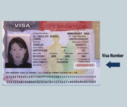 Find Your Visa Number on Your U.S. Visa in 2023 | VisaNation