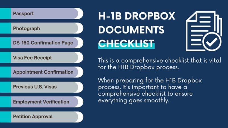 H-1B Visa Documents: Dropbox Checklist, Filing, & Stamping