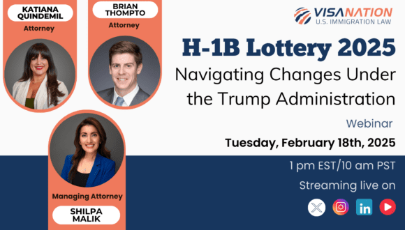 H-1B visa lottery Webinar 2025