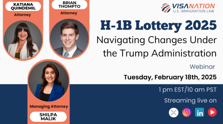 H-1B visa lottery Webinar 2025