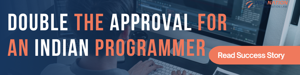 H-1B approval for Indian Programmer SS banner